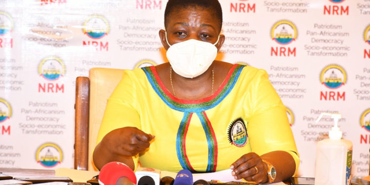 NRM Secretary General Justine Kasule Lumumba