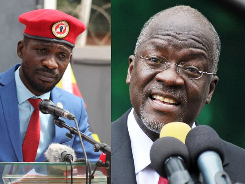 Bobi Wine and President Magufuli