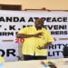 Oulanyah (C) address the youth at the meeting in Lira