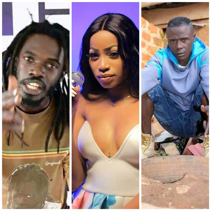 Buchaman, Sheebah Karungi and Rocky Giant