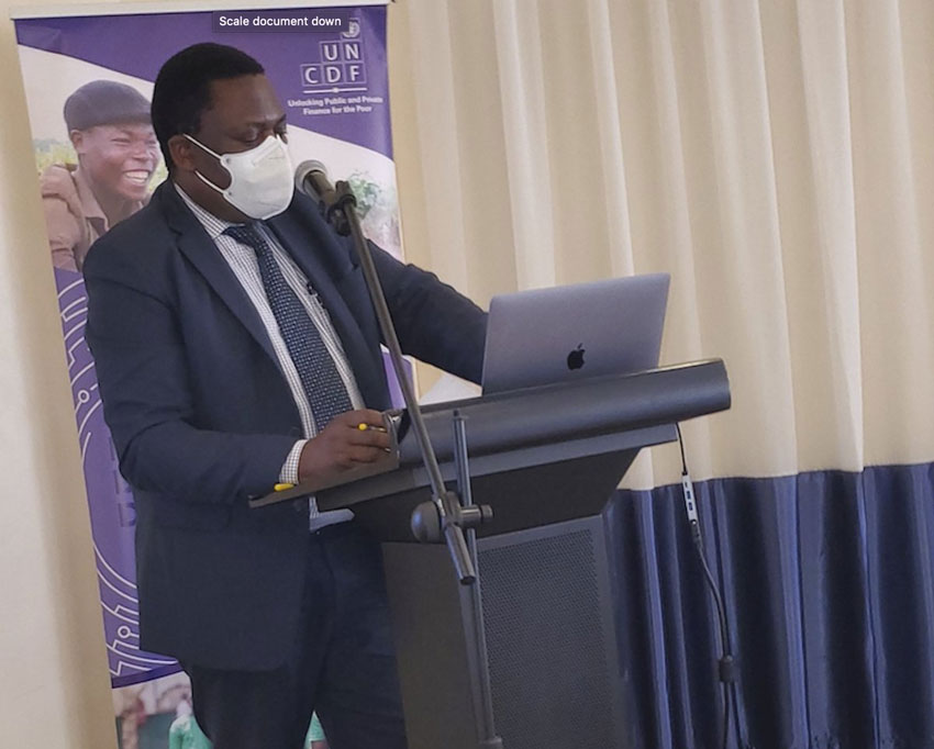 Dr Charles Olaro, Director Curative Services at the Ugandan Ministry of Health at the launch