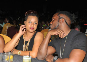 Singer Bebe Cool with his wife Zuena