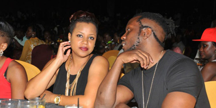 Singer Bebe Cool with his wife Zuena