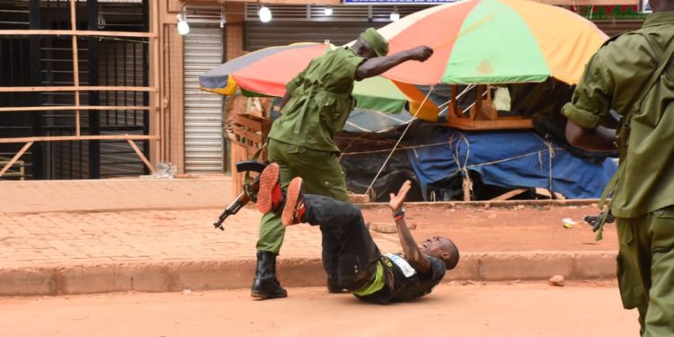 This photograph by Alex Esagala ran in Daily Monitor where he is a freelance photographer. Esagala reserves rights to the image. However Lapsnet, DGF used the image in their promotional materials without his consent. Credit. Photo by Alex Esagala/Daily Monitor