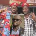 Bobi Wine with his brother Eddy Yawe and Patriko Mujuuka