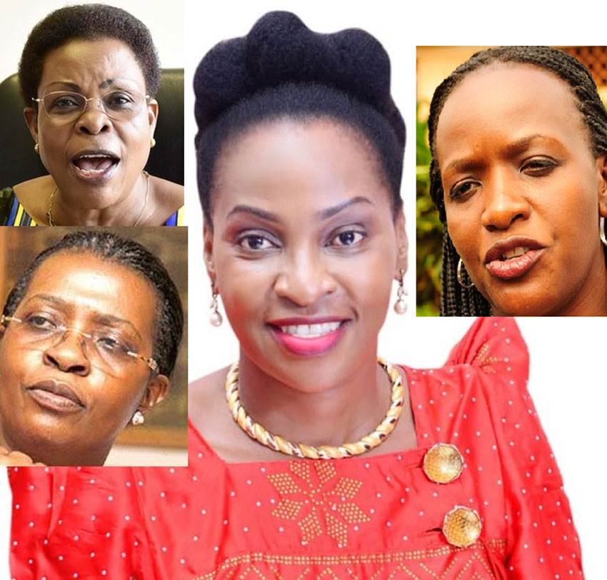 Beti Kamya, Margaret Zziwa, Eugenia Nassolo and Nabilah Naggayi