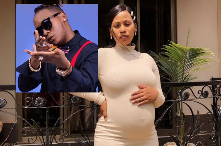 Beenie Gunter with Pregnant girlfriend