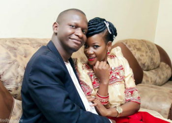 Dr Joel Isabirye with his ex-lover Natie K