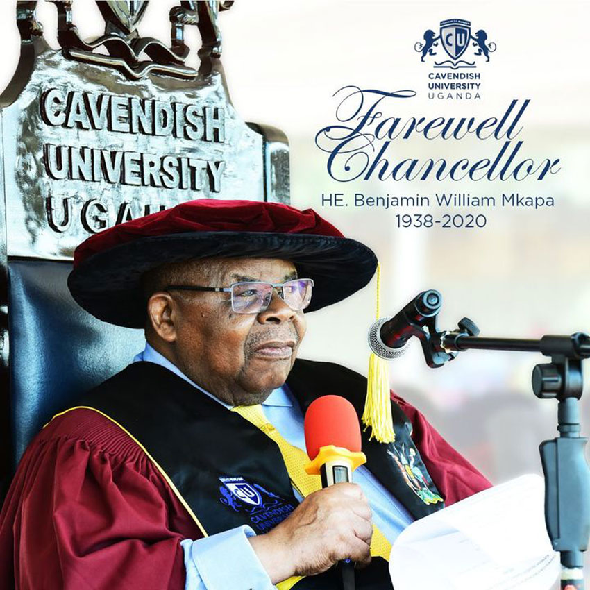 Cavendish University Uganda celebrates life of fallen Chancellor Benjamin Mkapa