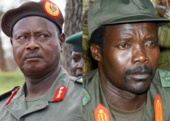 President Museveni and LRA leader Joseph Kony