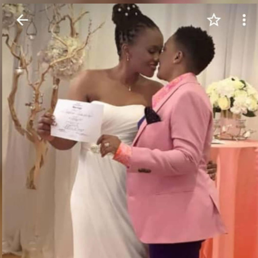 EVIDENCE: Singer Julie Mutesasira officially marries fellow woman –  Watchdog Uganda