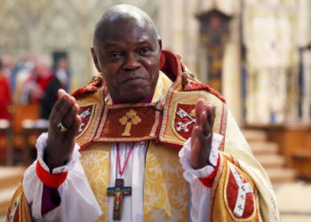 Former Archbishop of York John Sentamu