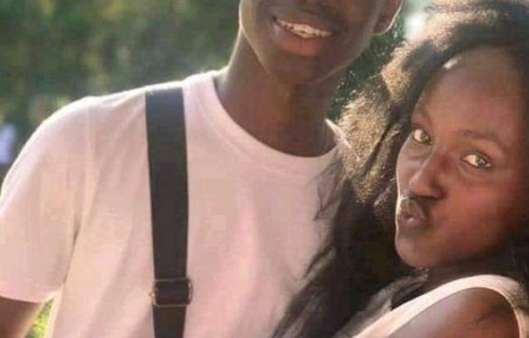 Solomon Kampala with his alleged girlfriend