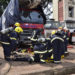 Police officers equipped with special firefighting skills