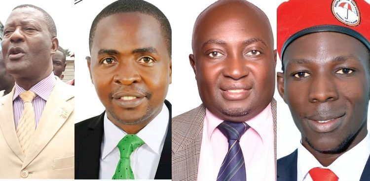 Hon Johnson Muyanja Senyonga, Fred Kayondo, Wilson Male, Eng. Andrew Lule, Mukono South