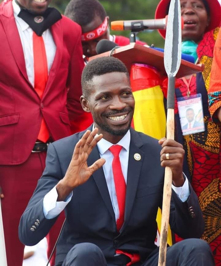 Bobi Wine at Kakyeeka Stadium in Mbarara City