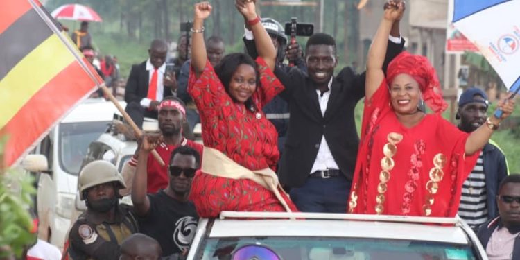 Bobi Wine in Kassanda on Friday