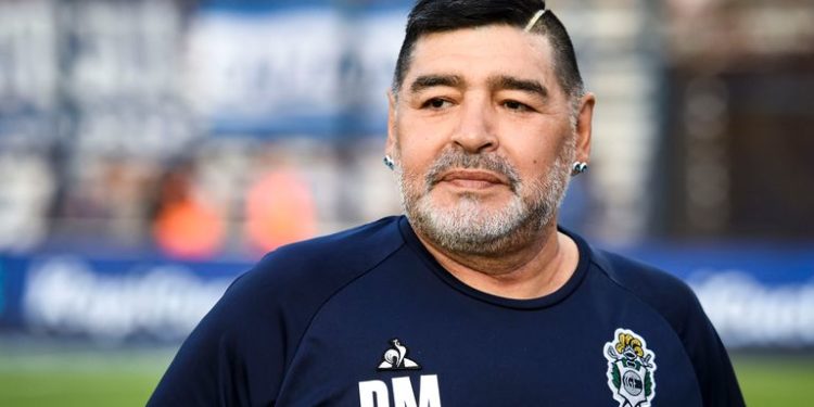 The late Diego Maradona