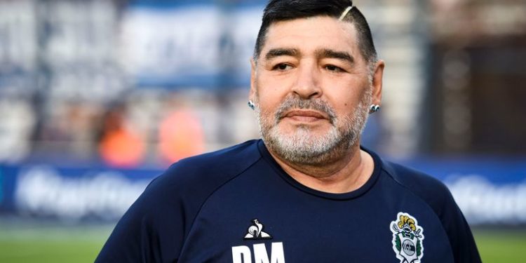 The late Diego Maradona