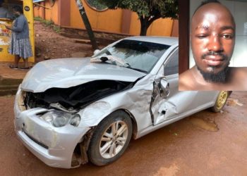 Ykee Benda involved in car accident