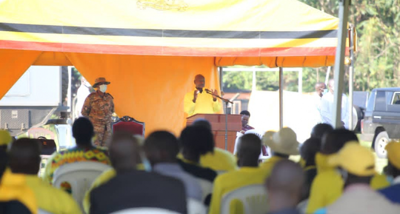 Museveni in Bukedi
