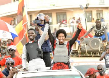 Bobi Wine and wife Barbie