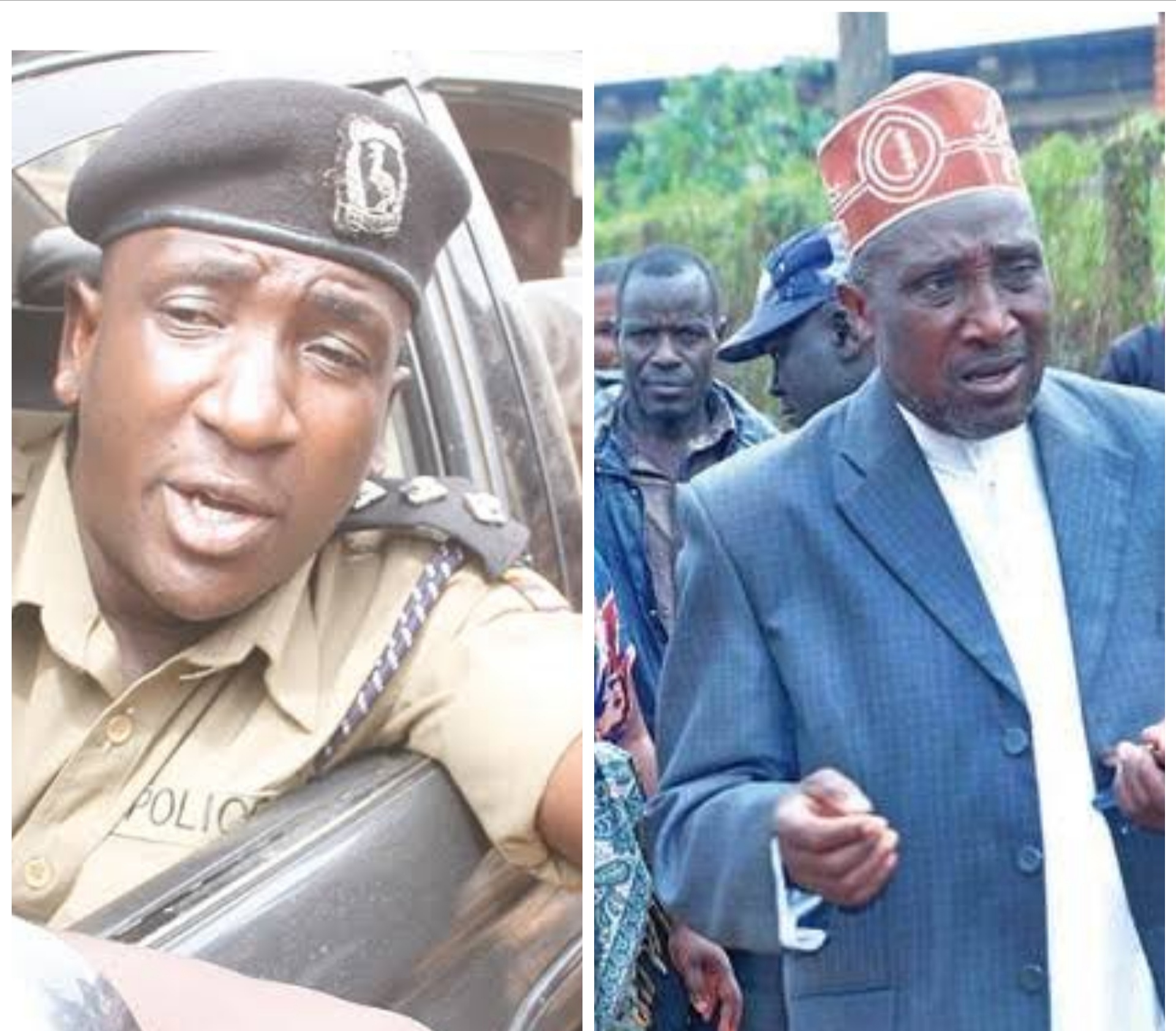 The late Afande Kirumira and his father Hajj Kawooya