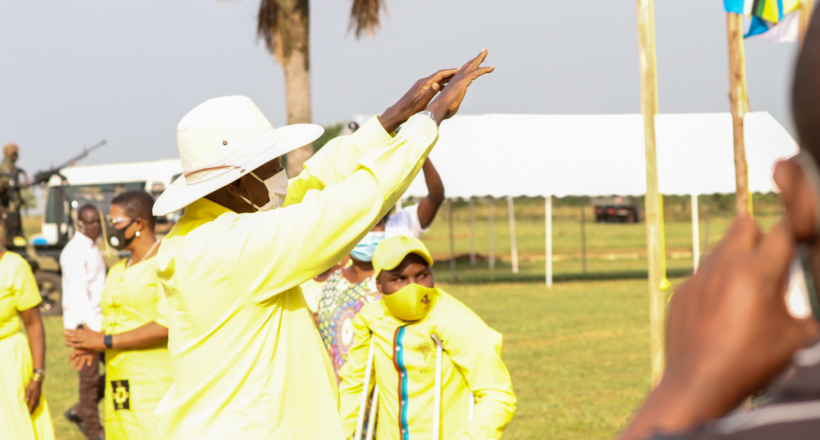 President Museveni in Kigezi on Saturday