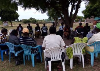 Some of the Banyabutumbi people in a meeting