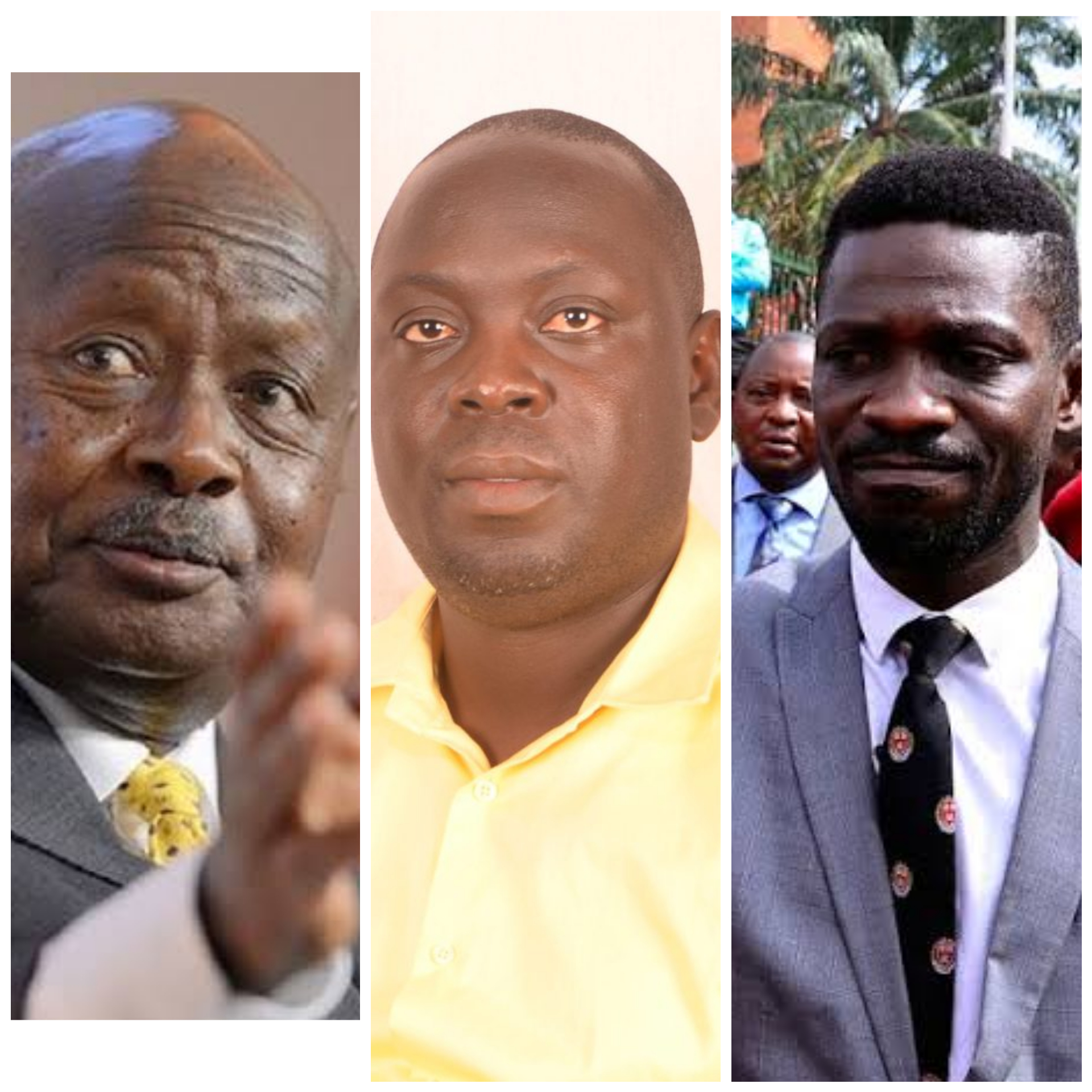 President Museveni, Faruk Kirunda and Bobi Wine