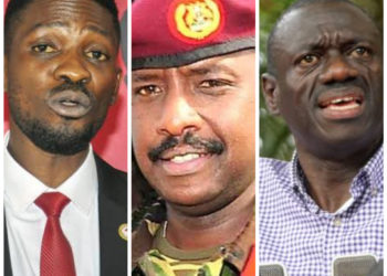 Bobi Wine, Gen Muhoozi and Dr Kizza Besigye