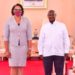 Ambassador Natalie with President Museveni