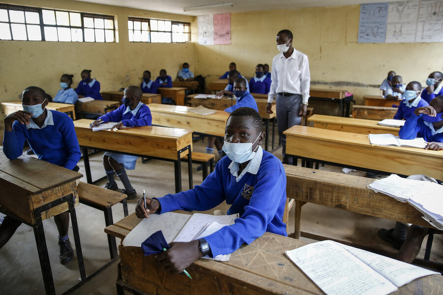 Children in classroom