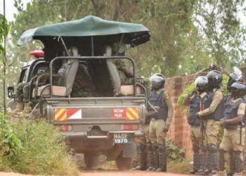 Security at Bobi Wine's home