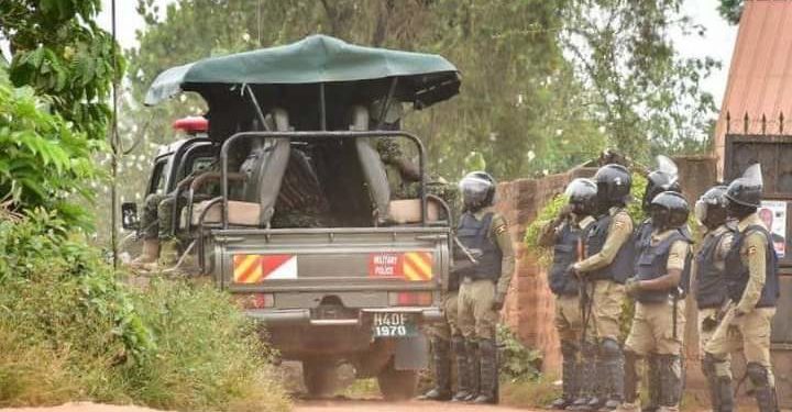 Security at Bobi Wine's home