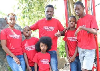 Bobi Wine and his family