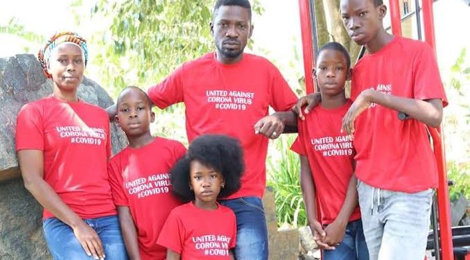 Bobi Wine and his family