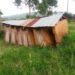 A 7 stance toilets at Kishonga primary school. photo by Ronald Kabanza