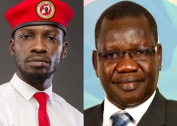 Bobi Wine and Patrick Amuriat