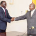 Chief Justice Owiny Dollo and President Yoweri Museveni