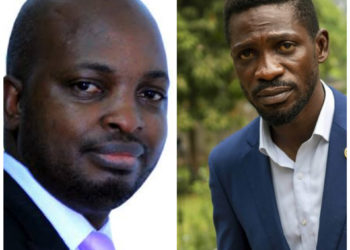 Judiciary Spokesperson Solomon Muyita and Bobi Wine