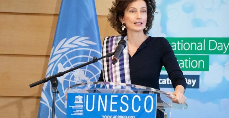 Audrey Azoulay, the Director-General of UNESCO