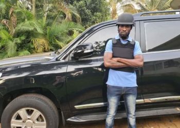 Bobi Wine with his brand new ride