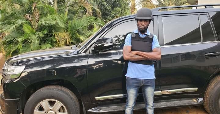 Bobi Wine with his brand new ride