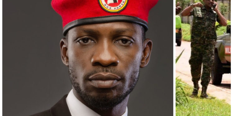 Bobi Wine and Lt Col Namanya