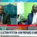 Nbs TV's Simon Kaggwa Njala and Counsel Jet Tumwebaze