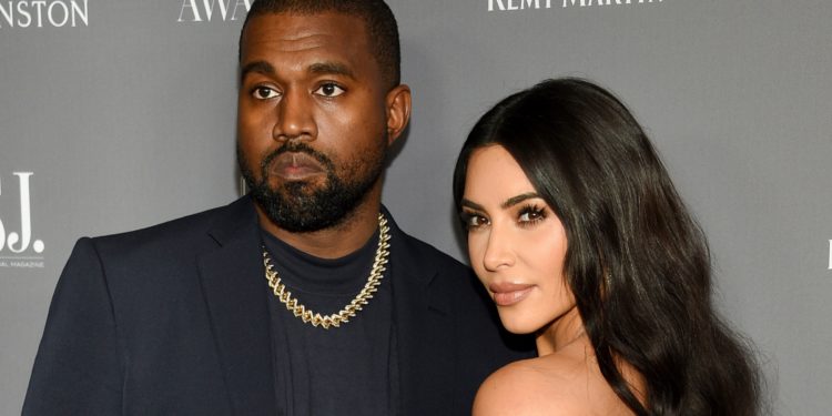 FILE - Kanye West, left, and Kim Kardashian attend the WSJ. Magazine Innovator Awards on Nov. 6, 2019, in New York. Courtesy photo