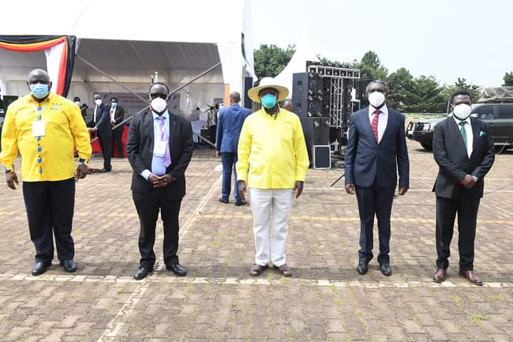 President Museveni during the IPOD summit on Friday
