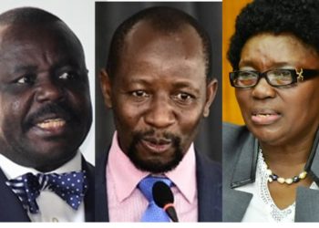 MPs Oulanyah, Ssemujju Nganda and Kadaga