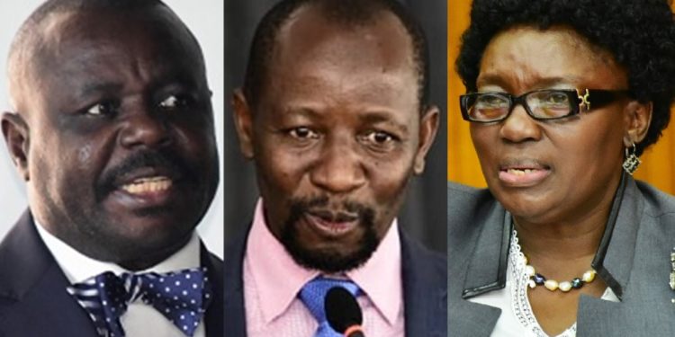 MPs Oulanyah, Ssemujju Nganda and Kadaga